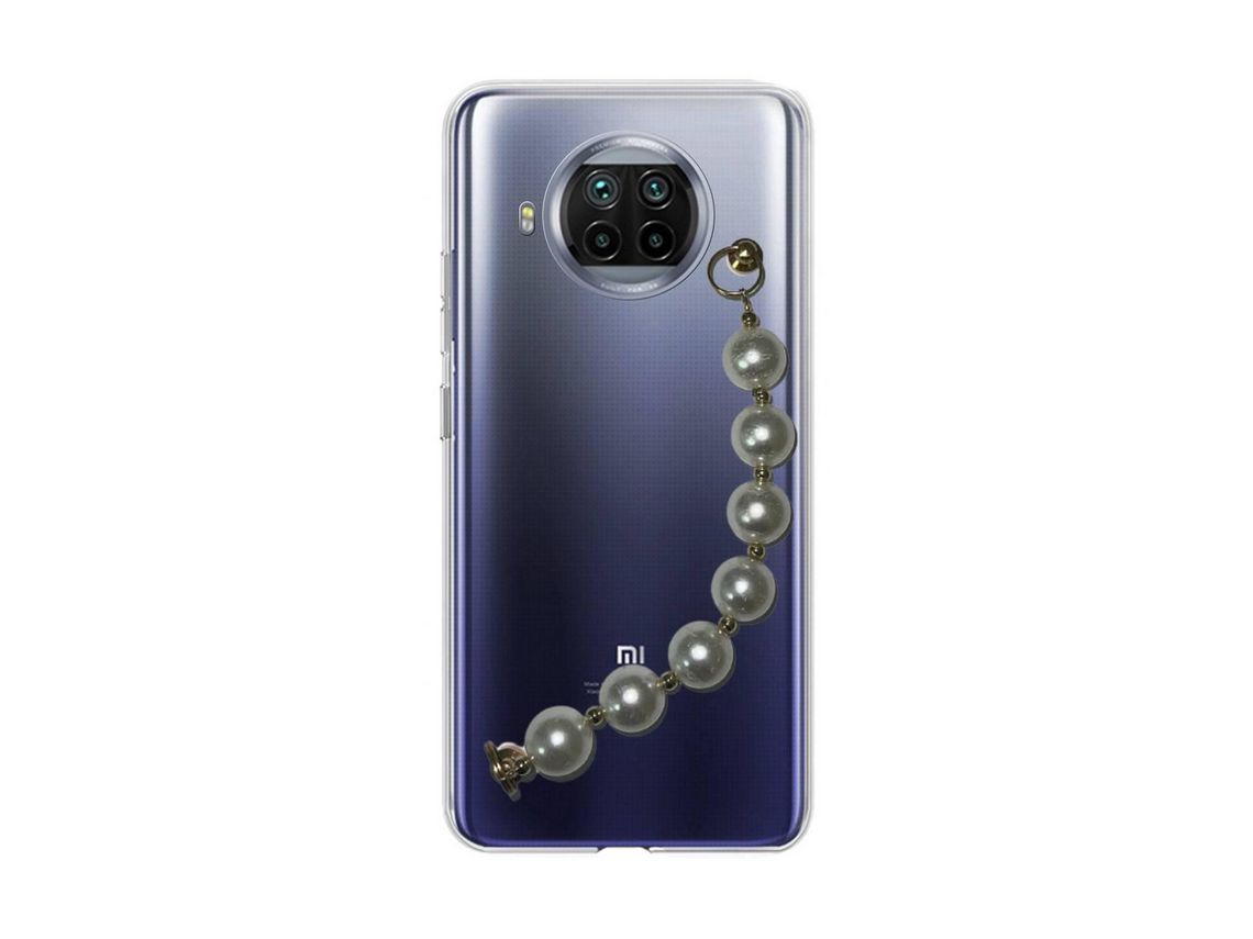 Capa cristal com suporte pérola para Xiaomi Mi 10T Lite