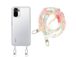 Capa cristal com fio miçanga baby para Xiaomi Redmi Note 10s