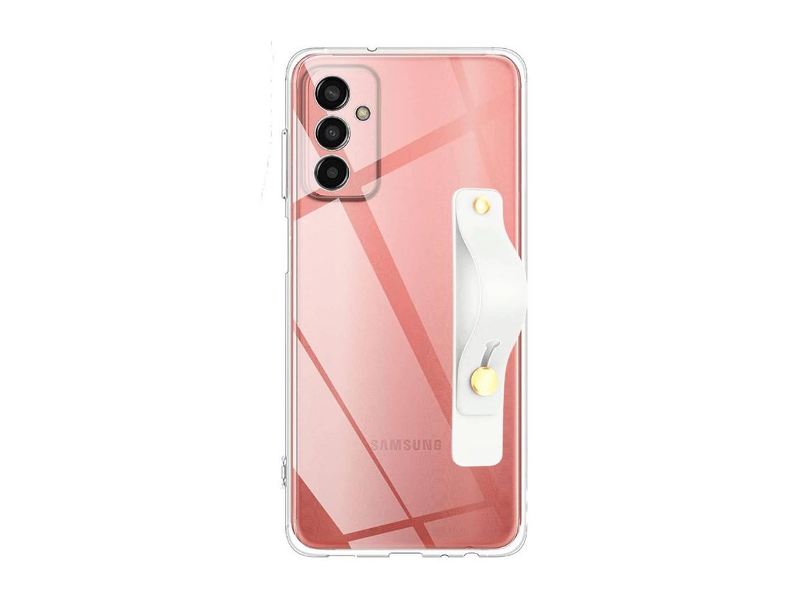 Capa Cristal com suporte multifunções para Samsung Galaxy M13 4G