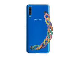 Capa Cristal com suporte rainbow para Samsung Galaxy A50
