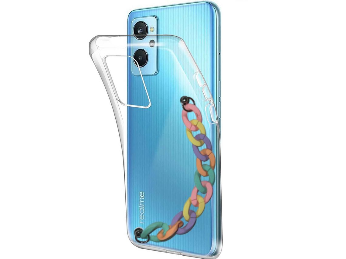 Capa Cristal com suporte rainbow para Oppo A96