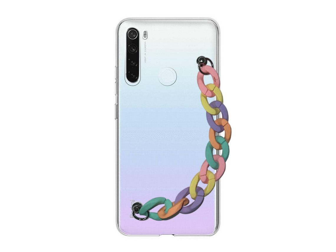 Capa Cristal com suporte rainbow para Xiaomi Redmi Note 8T