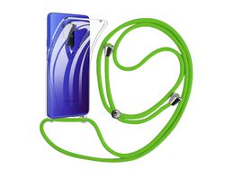 Capa cristal com fio cordão verde para Oneplus 8 Pro