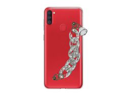 Capa Cristal com suporte diamante para Samsung Galaxy A11