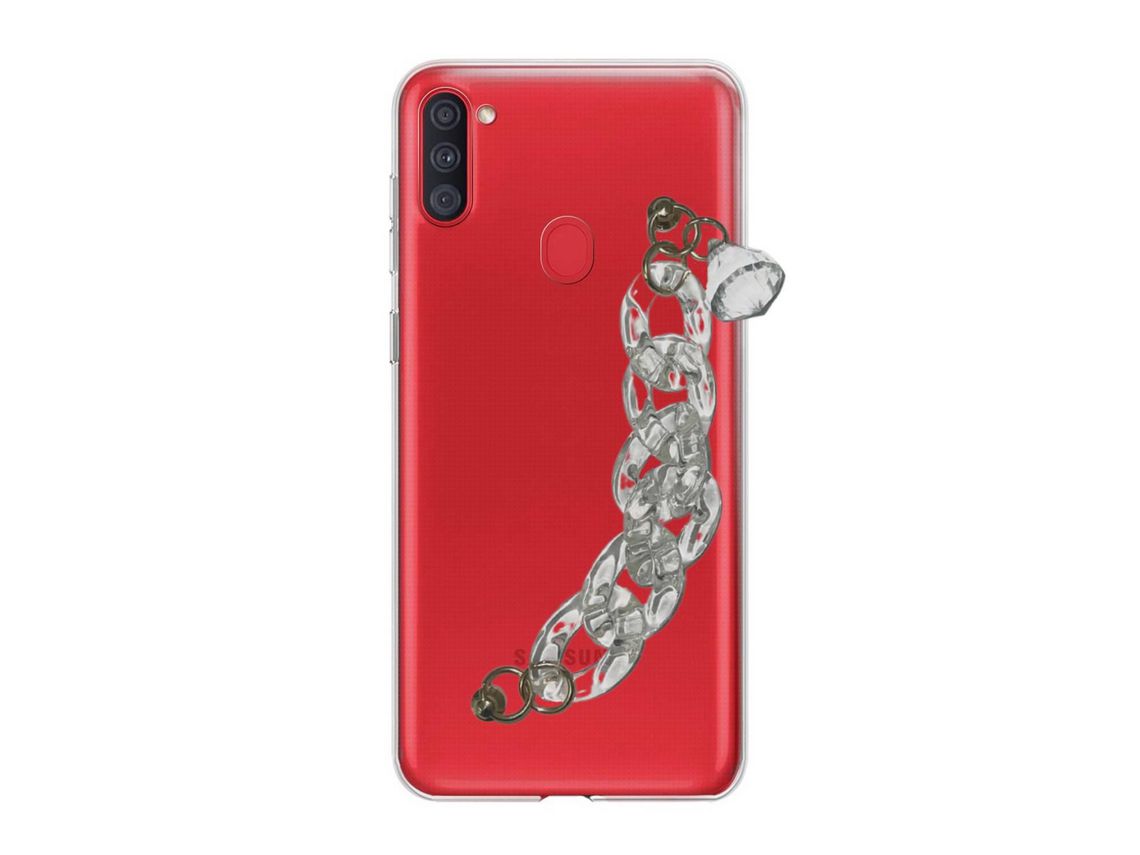Capa Cristal com suporte diamante para Samsung Galaxy A11