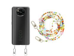Capa cristal com fio miçanga ocean para Xiaomi Poco X3 Pro