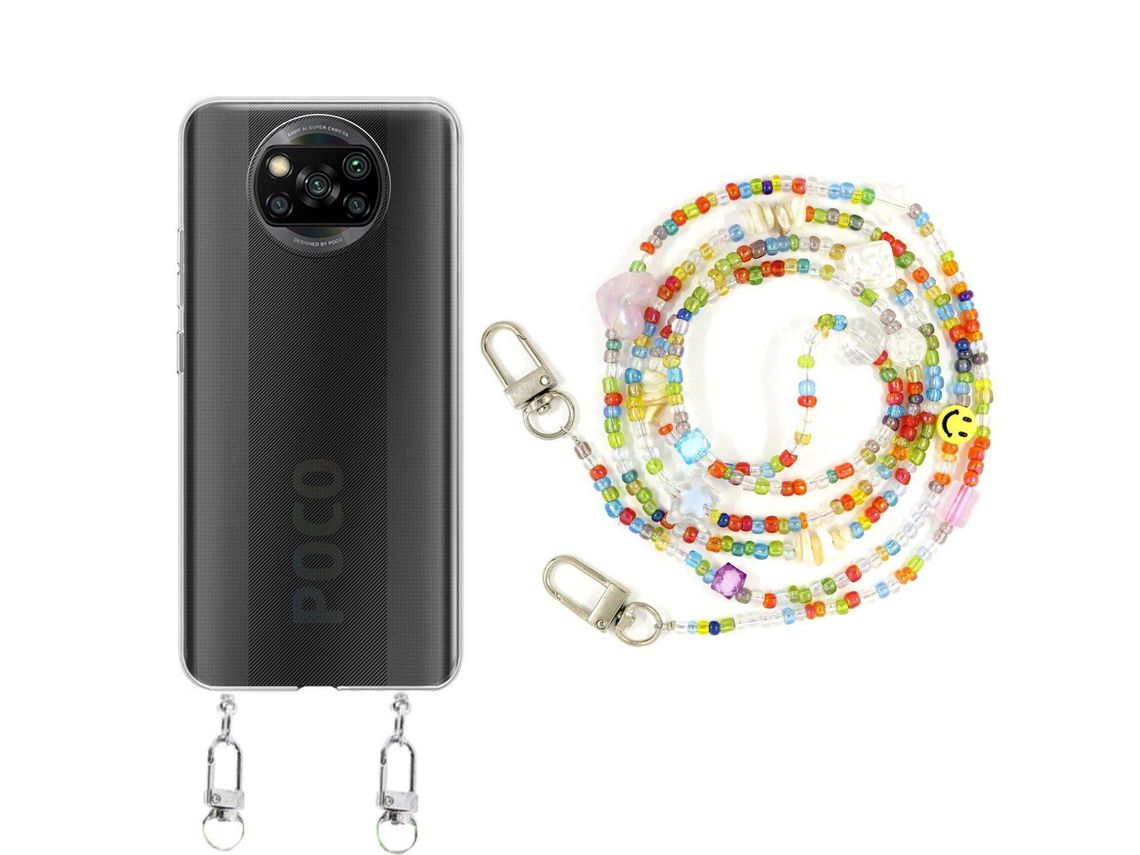 Capa cristal com fio miçanga ocean para Xiaomi Poco X3 Pro