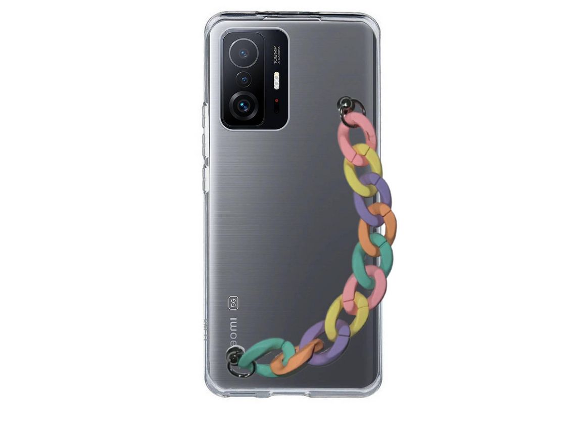 Capa Cristal com suporte rainbow para Xiaomi 11T Pro