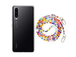 Capa Cristal com fio Missanga colorful para Huawei P30