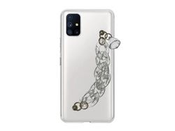 Capa Cristal com suporte diamante para Samsung Galaxy M51