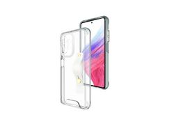 Capa acrilico certificação militar MIL-STD 810G com suporte multifunções para Samsung Galaxy A53 5G Transparente