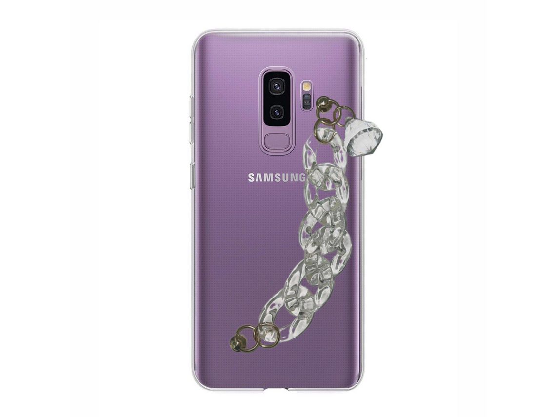 Capa Cristal com suporte diamante para Samsung Galaxy S9 Plus