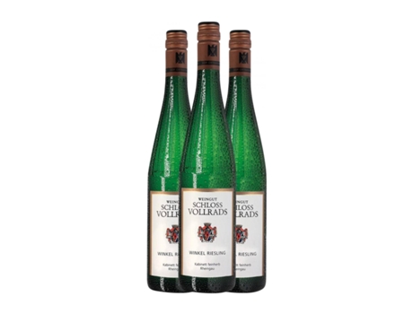 Vinho branco SCHLOSS VOLLRADS Winkel Kabinett Riesling Semi-seco Semi-doce Rheingau (0.75 L - 3 Unidades)