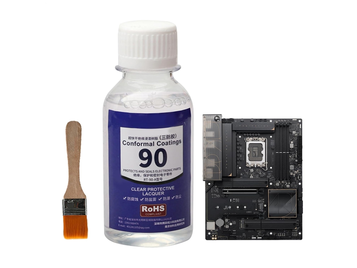 Tinta Para Pcb 100ml Transparente Selante Protetor Envasamento