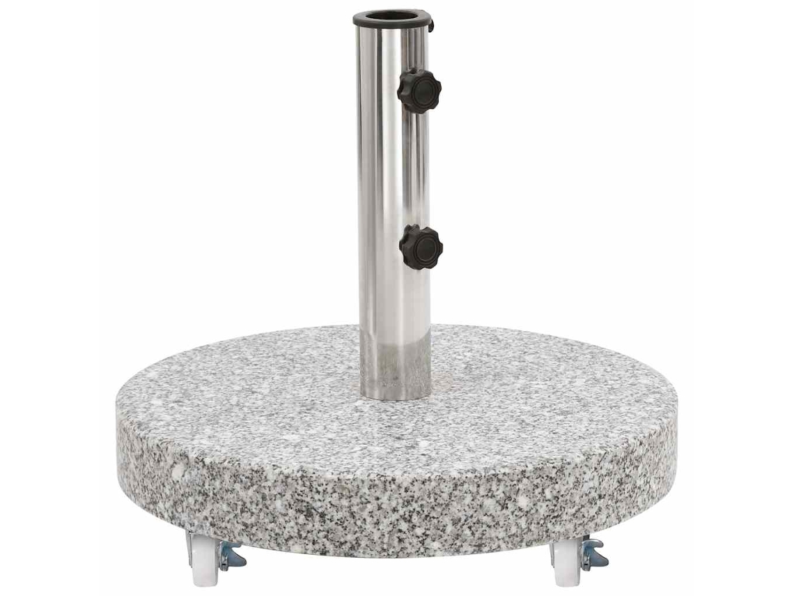 Base para guarda-sol VIDAXL Cinzeto Granito (45 x 45 x 29.5 cm)