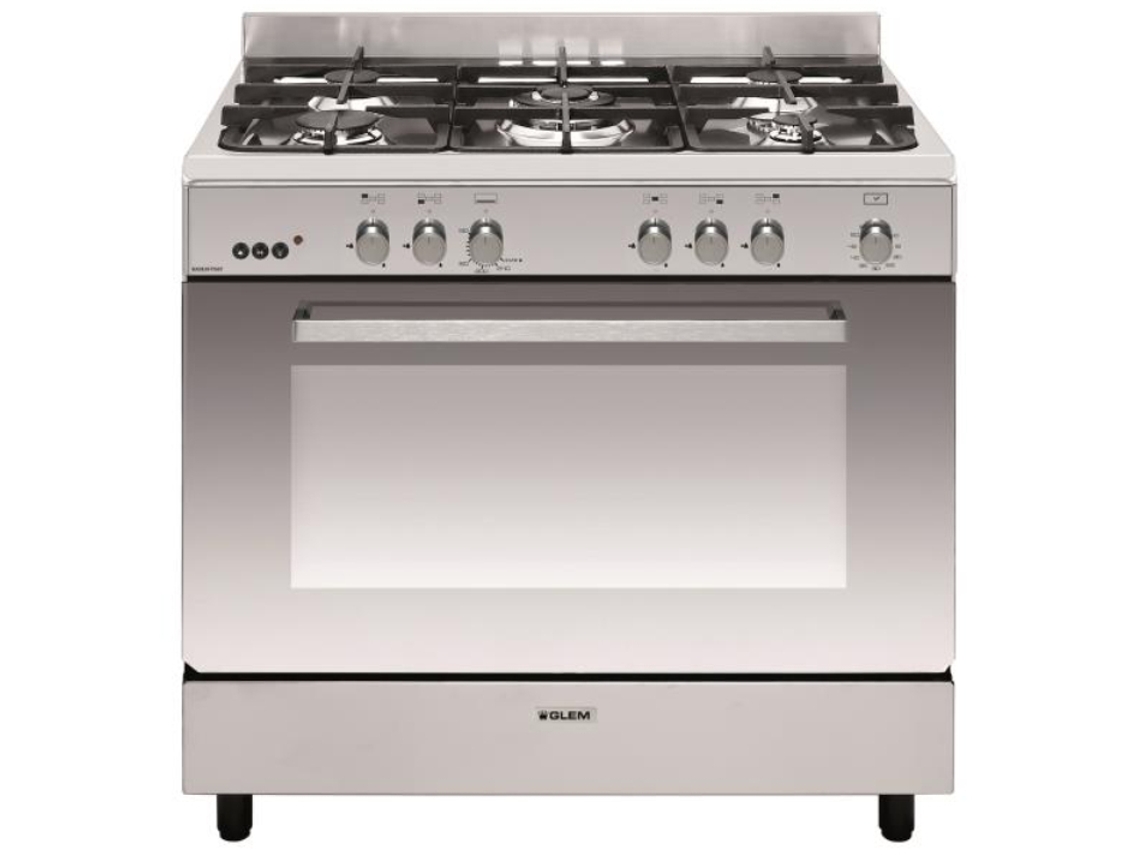 Fogão GLEM GE960CMIX2 (109 L - Grill Elétrico e Gás - Inox)