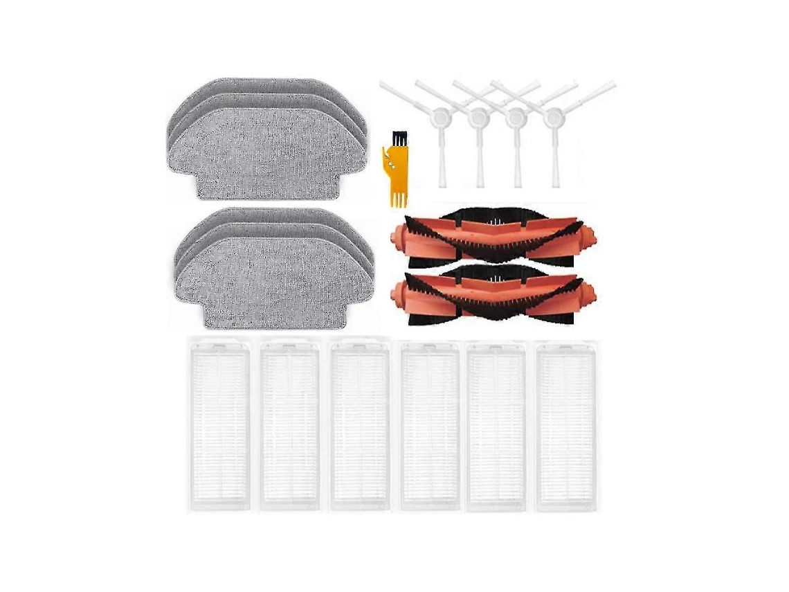 Peças De Reposição Para Aspirador De Pó Robô S12 B106gl, Escova Lateral Principal, Esfregão Com Filtro Hepa Lavável
