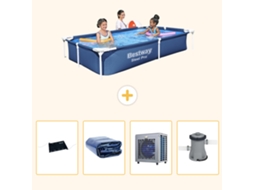 Bestway Piscina Bestway Steel Pro Retangular - 221x150x43 Cm - 7-peças S42