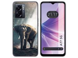 Capa para Oppo A77 5g TUMUNDOSMARTPHONE Elefante Multicor
