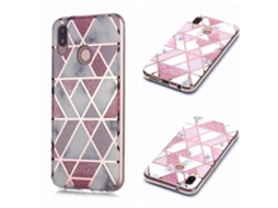 Capa Protetora Macia De Tpu Com Padrão De Mármore Para Huawei P20 Lite / Nova 3e