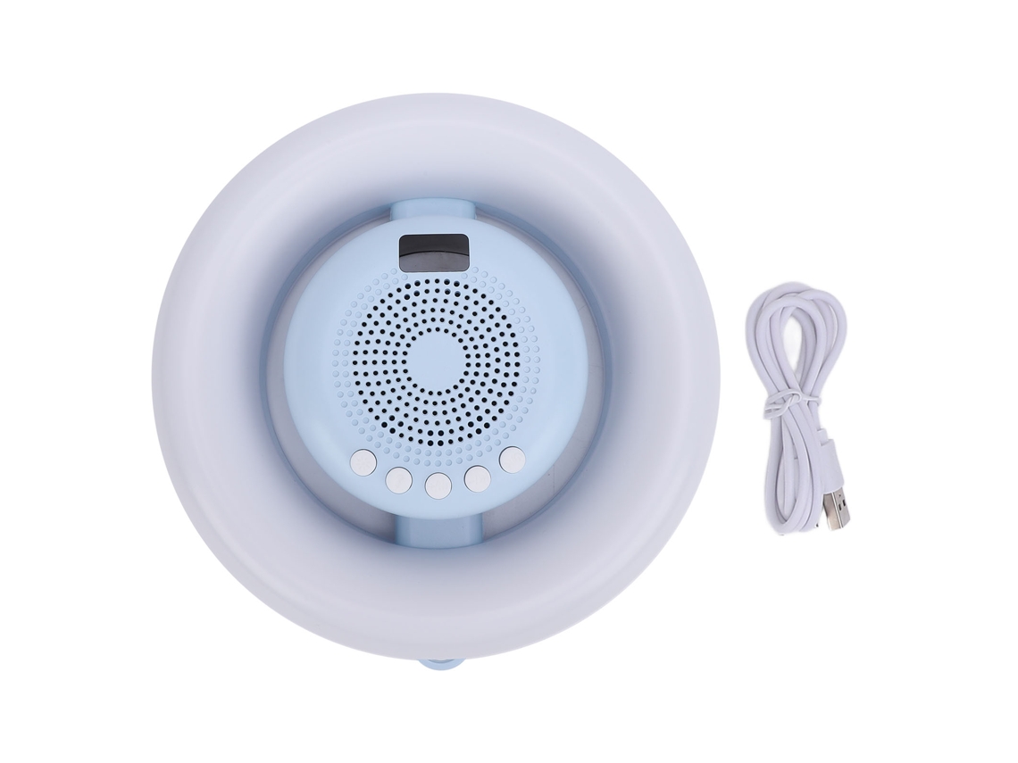 Alto-falante Flutuante Bluetooth Para Piscina Com Luzes Rgb, Display De Temperatura E Resistência À Água Ip65 Azul