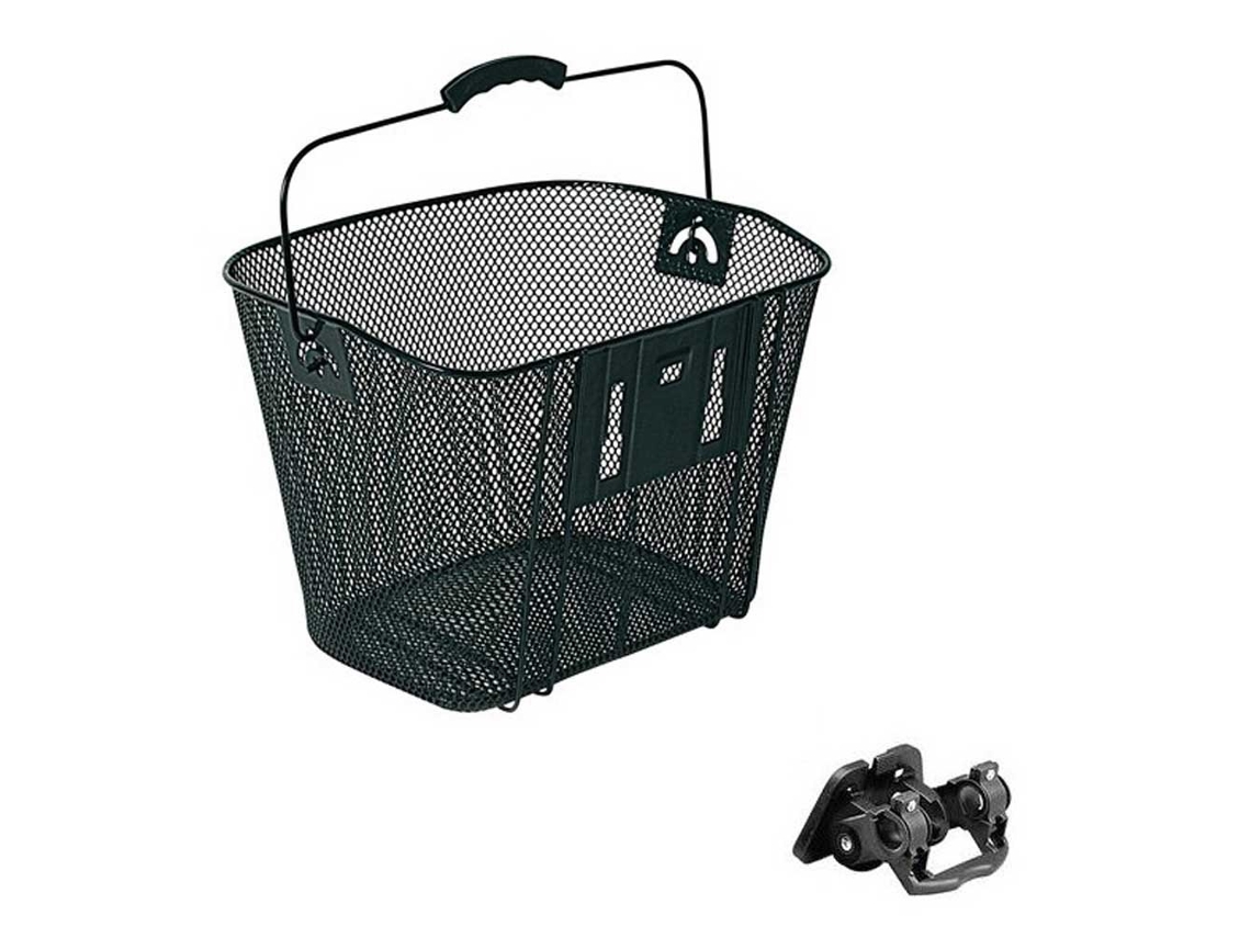 Cesta Unisex PNK Frontal com fixação automática (Preto - Tamanho Único)