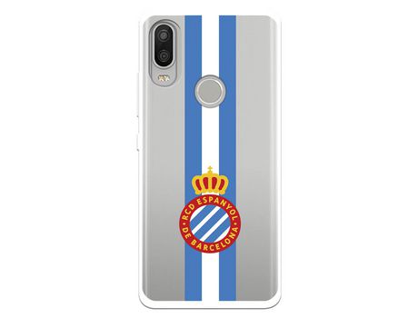 Capa para Bq Aquaris X2 do Rcd Espanyol Escudo Albiceleste Escudo Albiceleste - Licença Oficial Rcd Espanyol