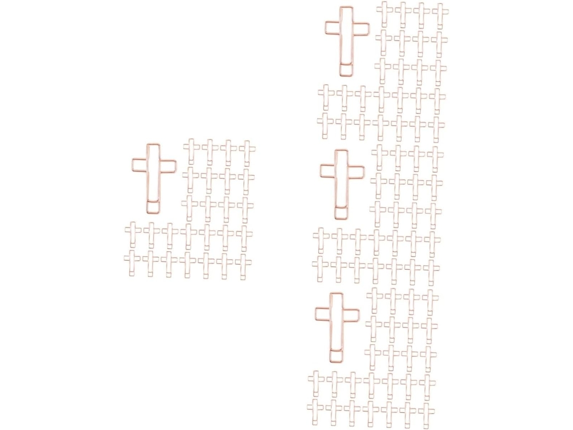 Conjunto de 4 prendedores de mesa Villcase, acessórios de escritório femininos, prendedores de papel macios, prendedores para álbuns.