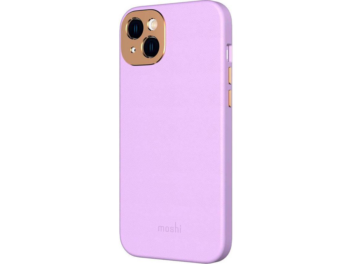 Capa Apple iPhone 14 Plus MOSHI Napa Magsafe Roxo