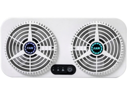 Ventilador De Exaustão Multifuncional Com 3 Velocidades Ajustáveis Automaticamente, Carregamento Usb, Resfriamento