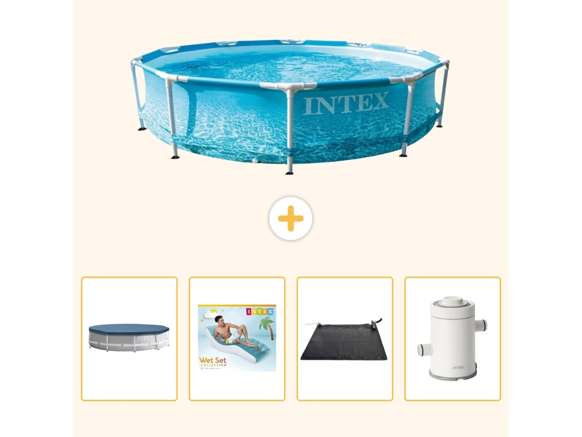 Intex Piscina Com Estrutura Redonda - 305x76 Cm - 5-peças S70