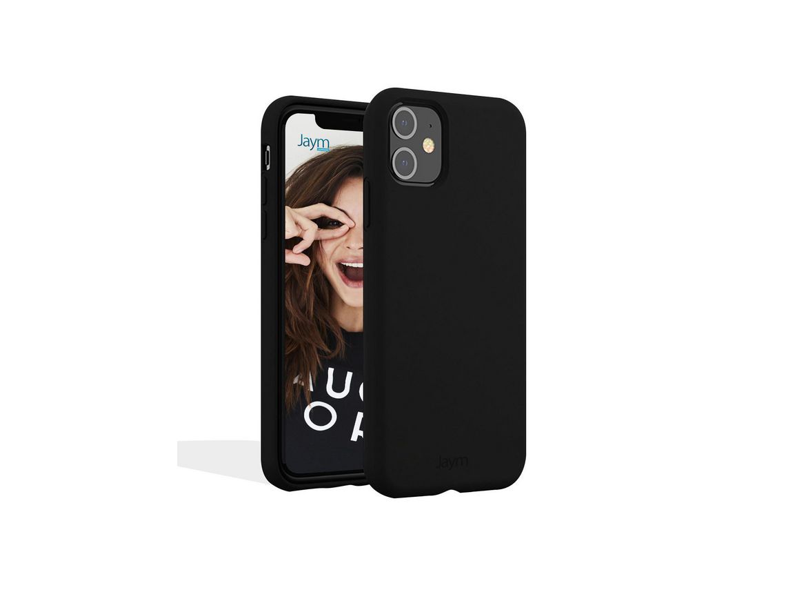 JAYM Capa De Silicone Premium Preto Para Apple IPhone 14 Pro [Compatível Magsafe] 100% Silicone Y Microfibra - Reforçada Y Ultra Suave