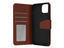 Capa Livro para iPhone 13 AVIZAR FOLIO-PREM-BR-IP13 Castanho