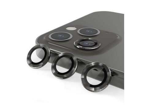 Proteção da Lente Iphone 13 Pro / Pro Max 3-Pack Cinza Grafite