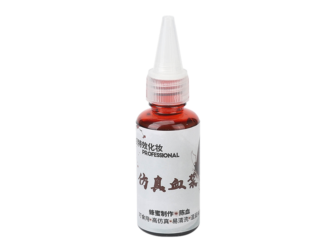 30ml Sangre Falsa Comestible Realista Lavable Para Disfraces Y Maquillaje