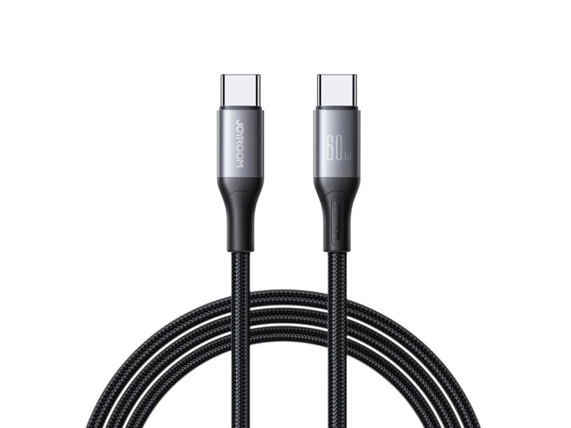 Cabo de Carregamento Rápido Tipo C para Tipo C 1m preto XIAOMOYU