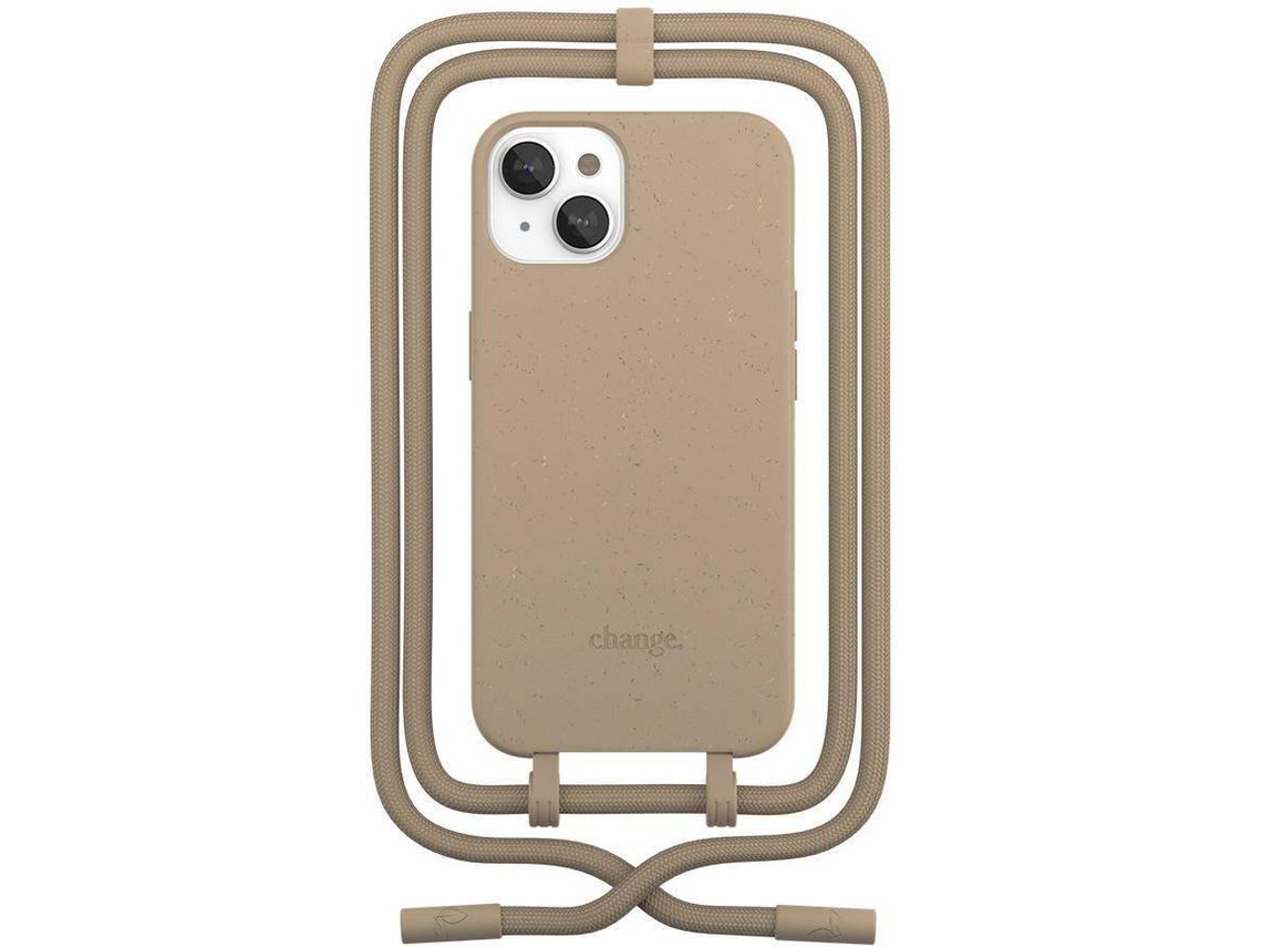 Capa para iPhone 14 WOODCESSORIES Change Bege