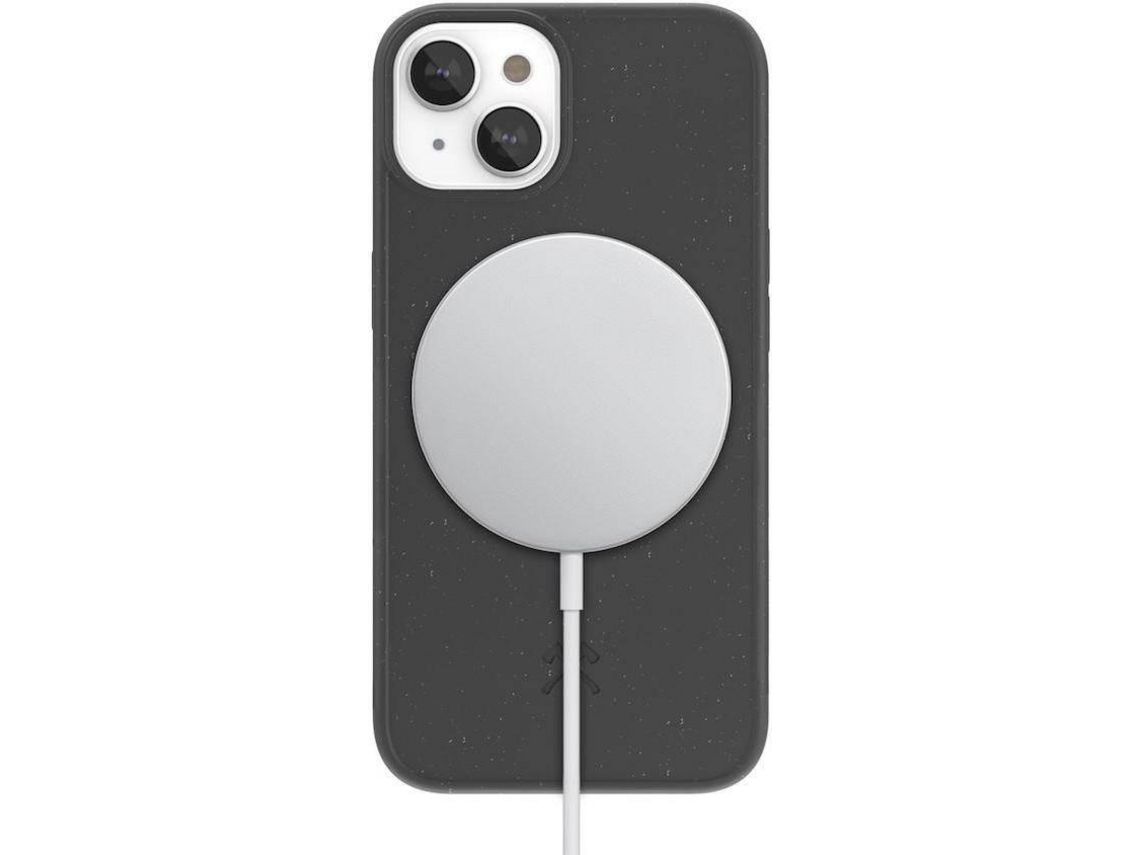 Capa para iPhone 14 Plus WOODC Magsafe Preto