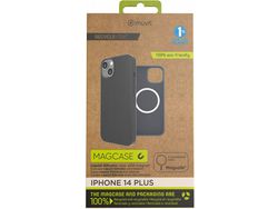 Capa para iPhone 14 Plus MUVIT MFC Recycled Liquid Silicone Preto