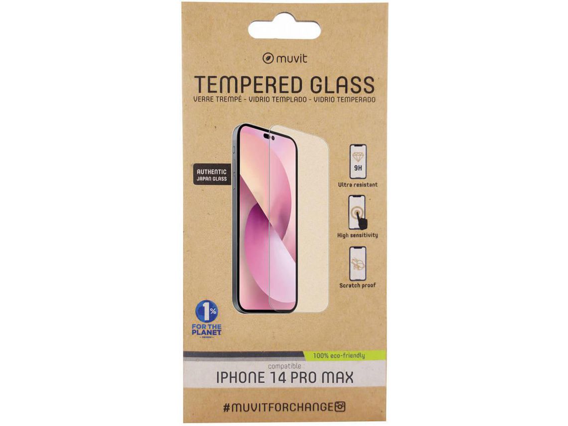 Pelicula de Vidro MUVIT iPhone 14 Pro