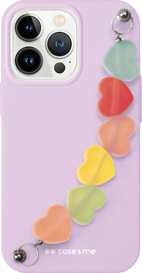 Capa para iPhone 13 SBS Corações Roxo