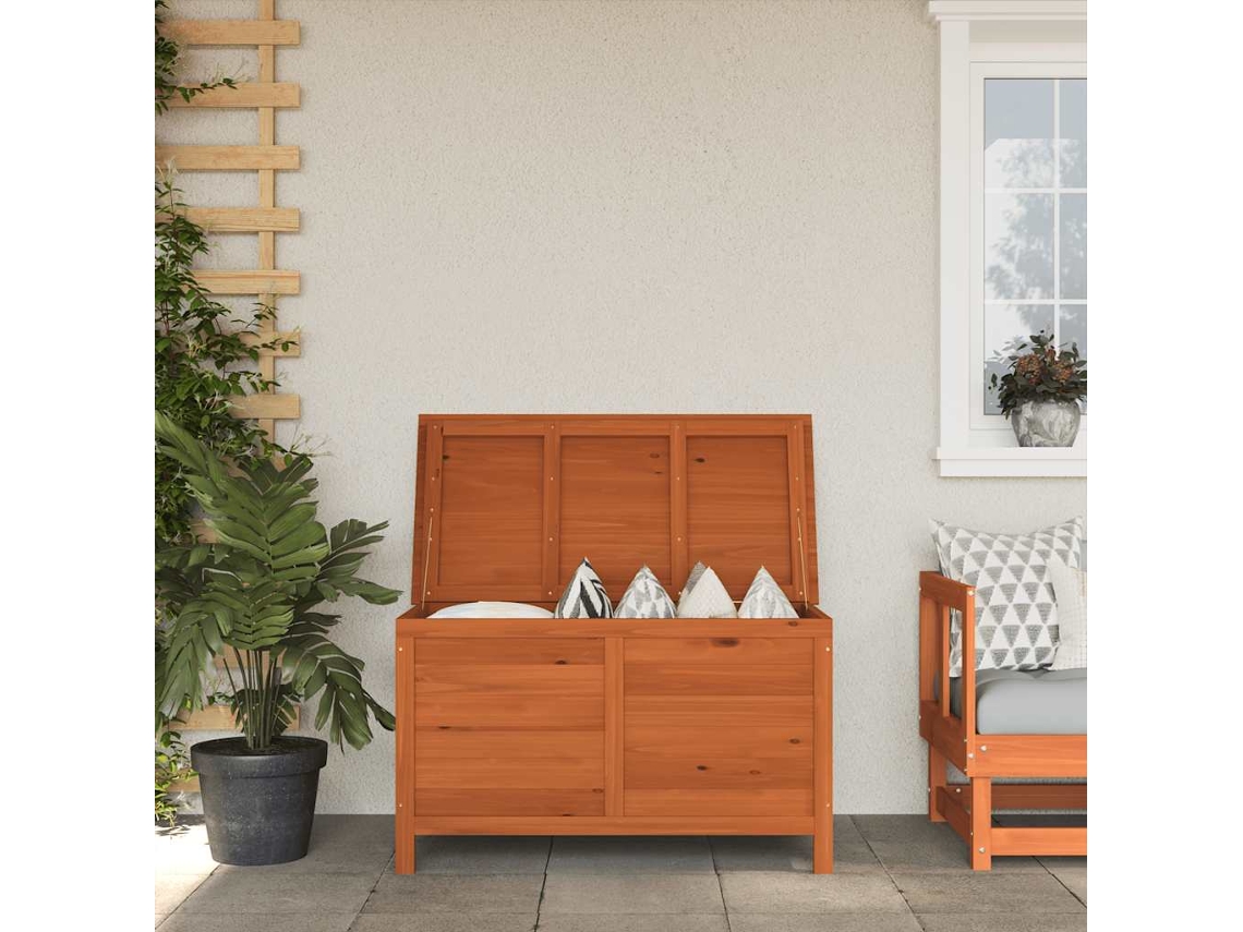 Vidaxl Caixa De Arrumação Para Jardim 99x49,5x58,5 Cm Abeto Maciço
