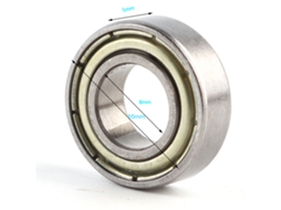 Laxiscreed Rolamentos De Esferas Micro De Metal Com Proteção Dupla Para Máquinas E Ferramentas