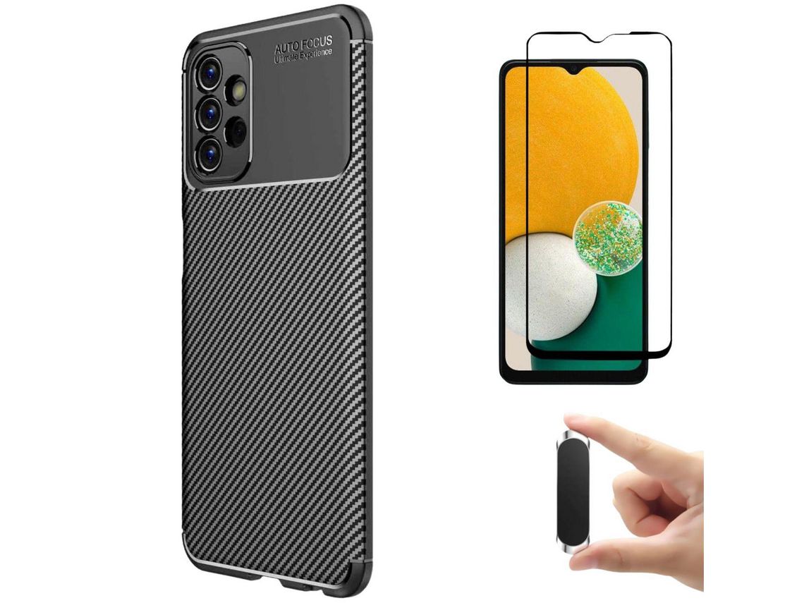 Capa + Película para Samsung Galaxy A13 4G Preto