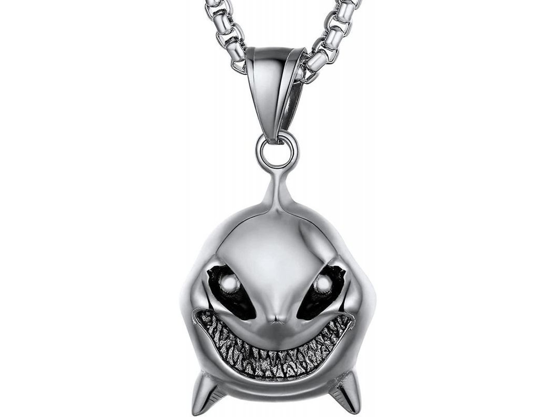 2026 colgante de Tiburón/pez/delfín Joyería Animal Collar Hombre Niño Acero Inoxidable 316l 07 Hip Hop Shark Inoxidável