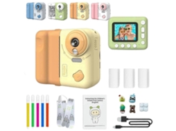 Câmera Huzeye Snapalette Printcam, Mini Câmera Esportiva Hd, Câmera, Zoom de 10x TAISHENGDA