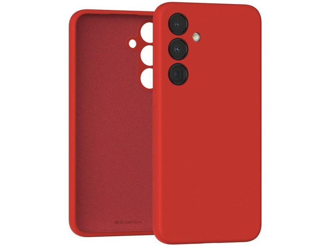 Capa para Samsung Galaxy A25 MERCURY Silicone Vermelho