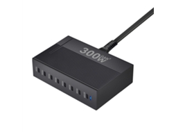 O Carregador De Secretária Bakeey Ymx-8pd De 300 W Com 8 Portas Usb Pd E Carregamento Rápido Pd (8 Usb-c)