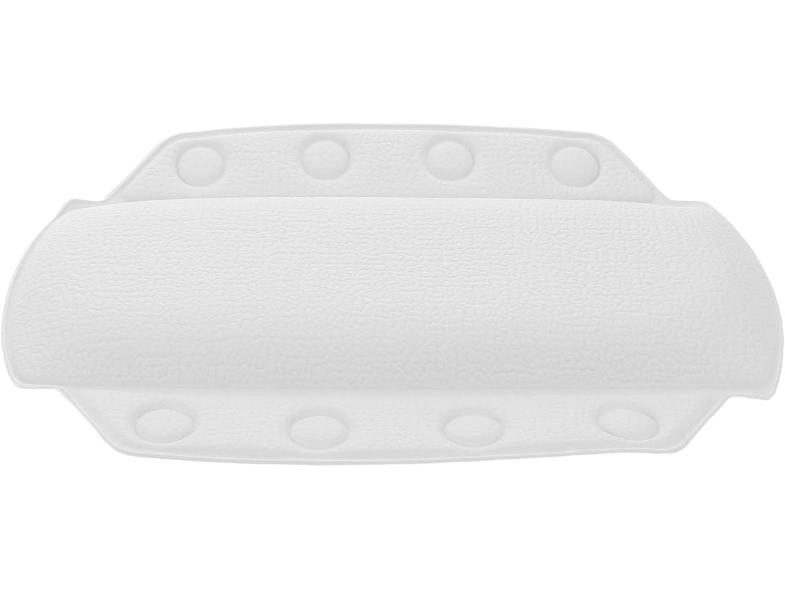 Almofada de banheiro em espuma de PVC, confortável e fácil de limpar, com ventosas.