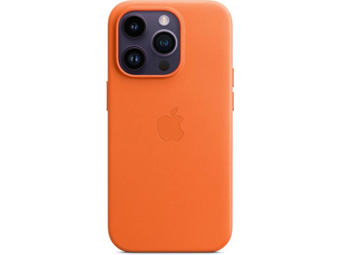 Capa iPhone 14 Pro APPLE Pele Orange